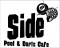 Pool &amp; Darts Cafe Side logo